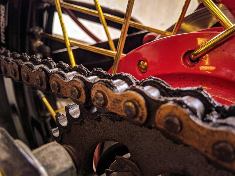 bike lubrication reduces wear