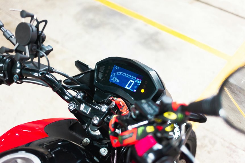 smart bike speedometer display