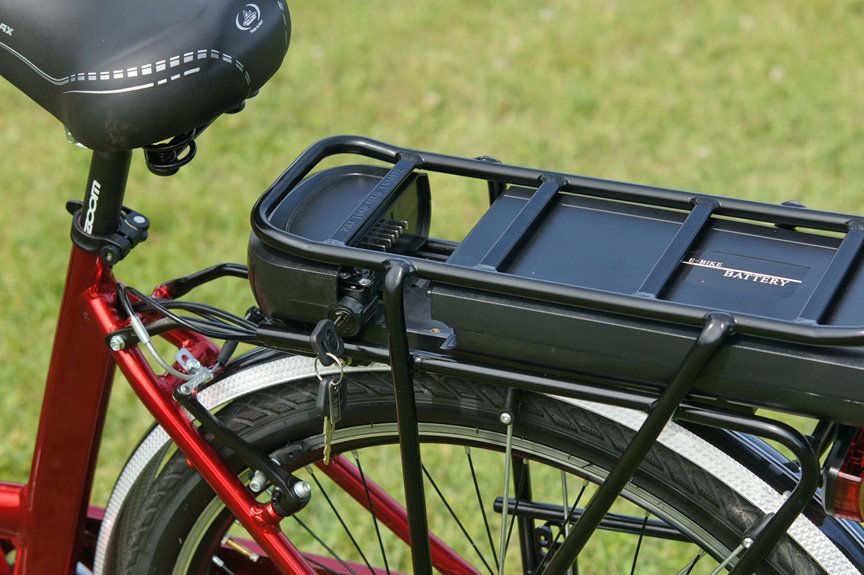 smart e bike battery range